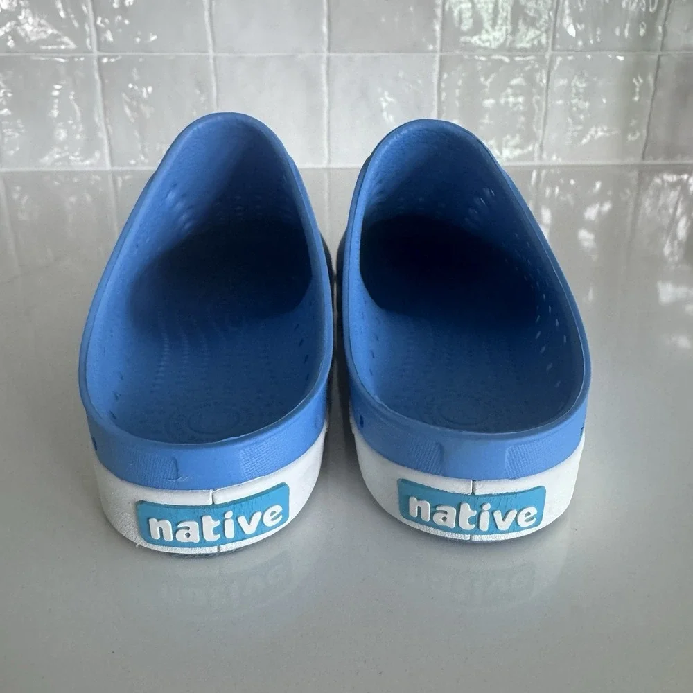 Native Slip On Mules Youth Unisex C3 Sugarlite Watershoe Bright‎ Blue